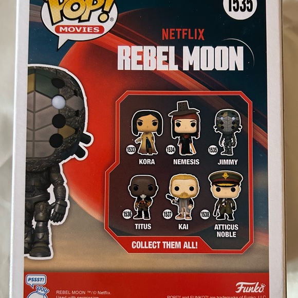 Funko Pop! Movies Rebel Moon Jimmy Action Figure - Picture 4 of 5